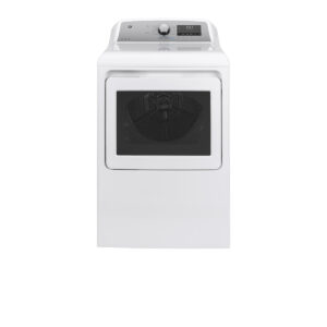 GE 7.4 cu. ft. Capacity Smart aluminized alloy drum Electric Dryer with Sanitize Cycle and Sensor Dry
