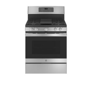 GE Gas Range - 30 Inch Free-Standing Gas Convection Range with No Preheat Air Fry