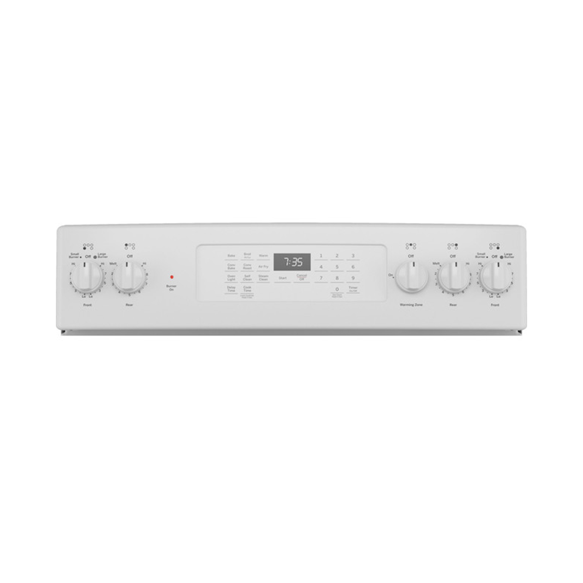 GE Range - 30" Free-Standing Electric Convection Range with No Preheat Air Fry - White
