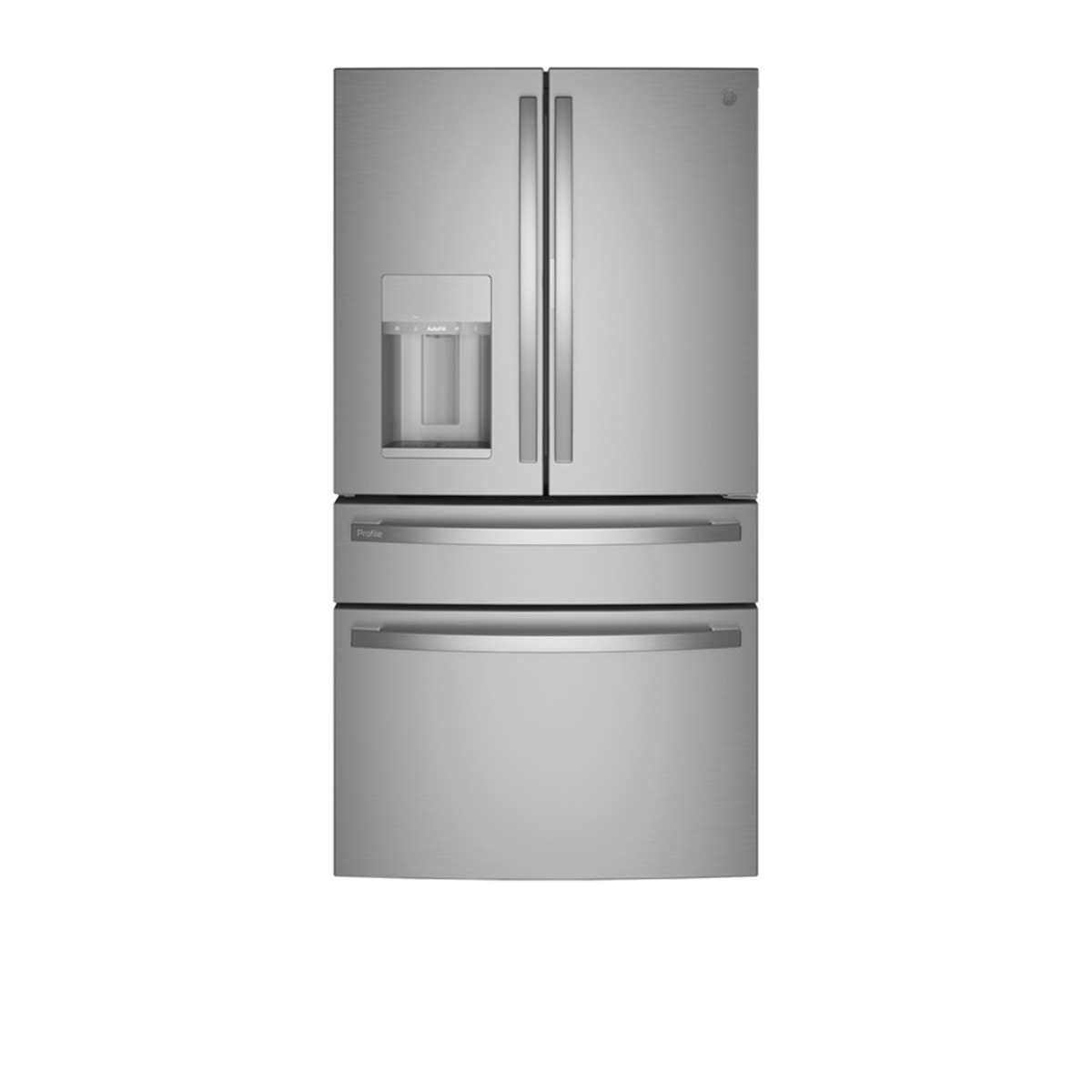GE 27.9 Cu. Ft. Smart Fingerprint Resistant 4-Door French-Door Refrigerator with Door In Door